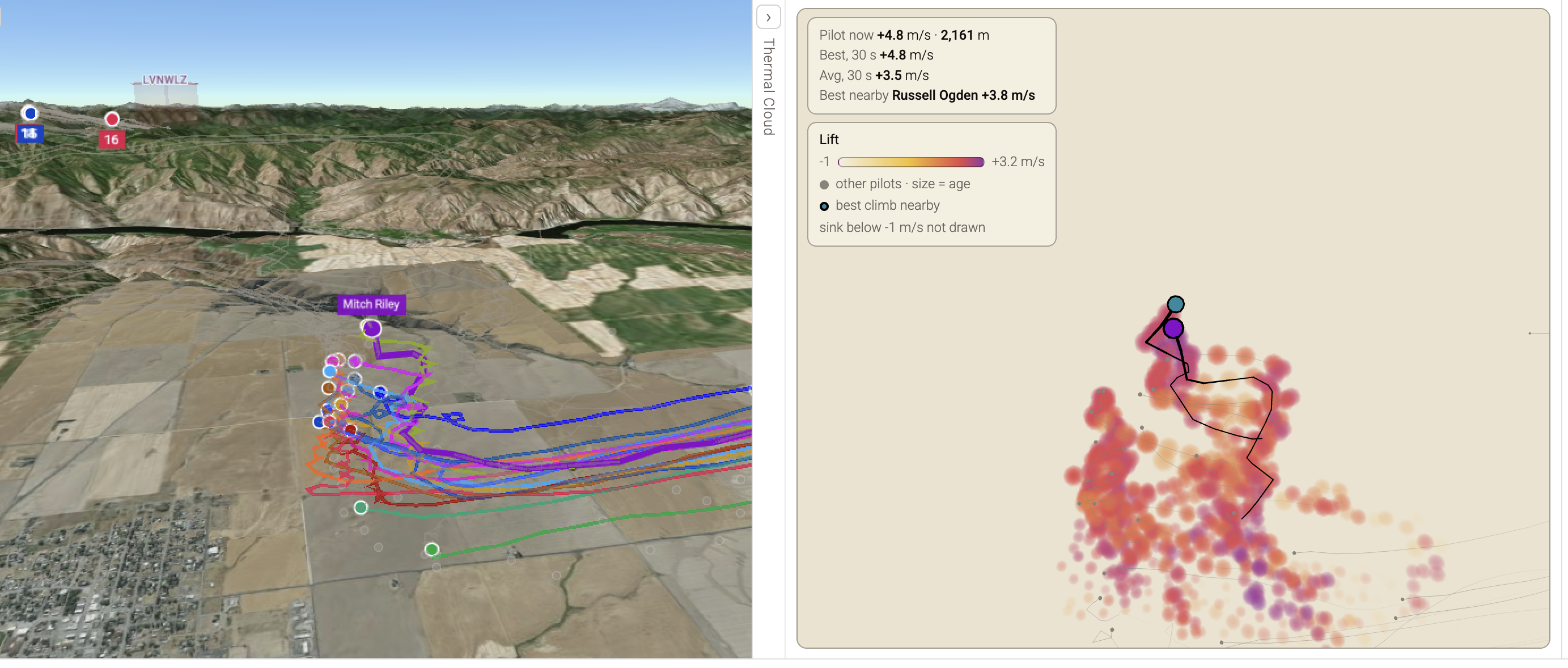 Thermal Cloud Visualization